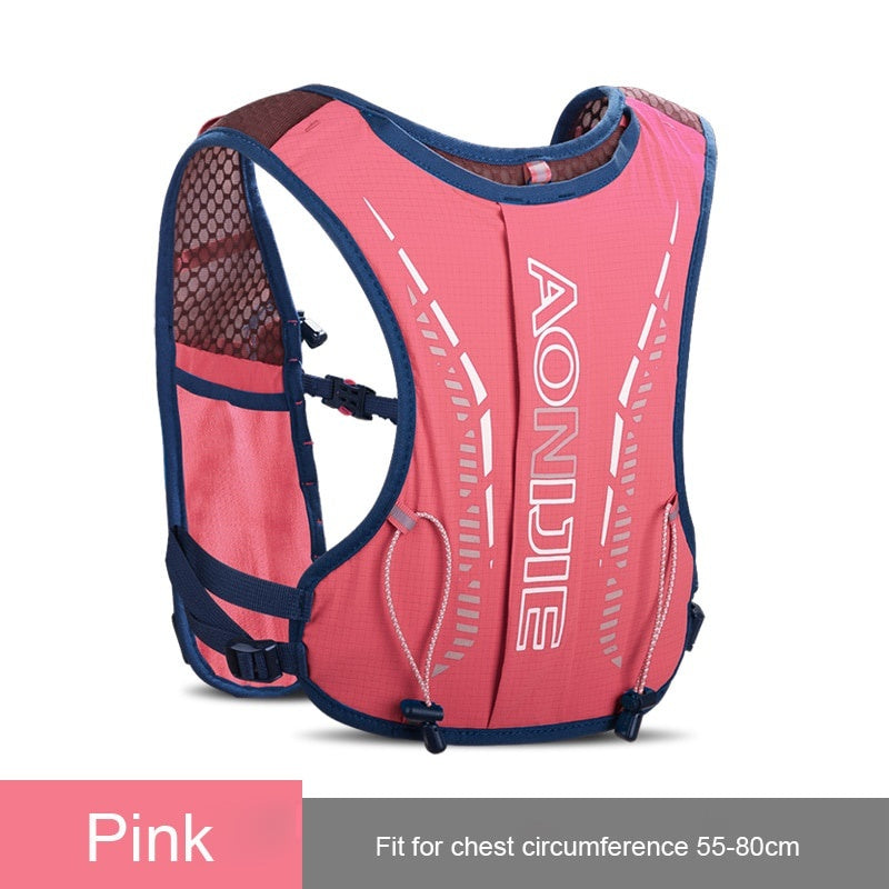 Aonijie 5L Running Vest for Kids Hydration Backpack - PINK - C9105 (Vest Only)