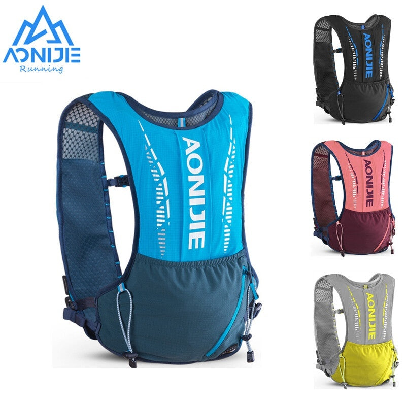 Aonijie 5L Running Vest Hydration Backpack - BLACK - C9102S (Vest Only)