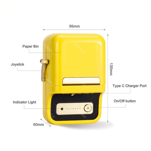 Niimbot B21 YELLOW Label Printer 20-50mm Width