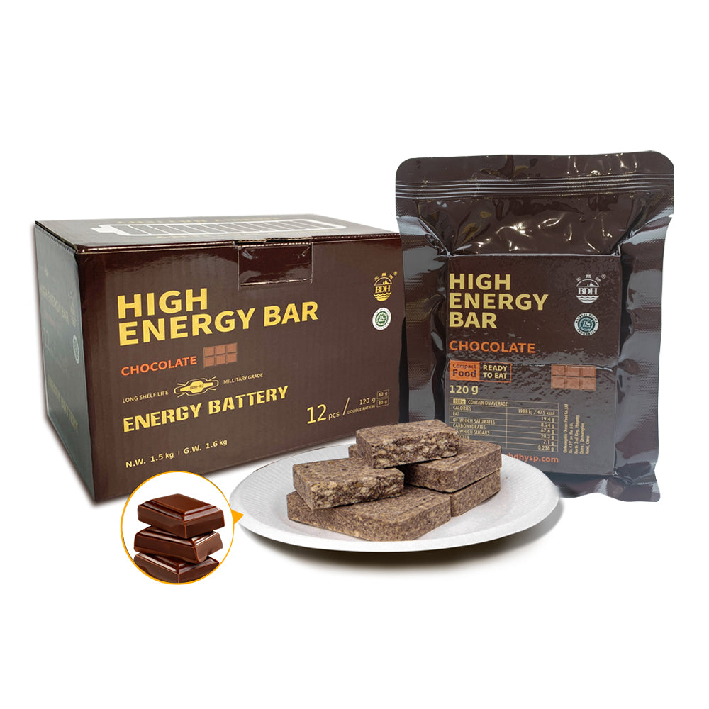 CHOCOLATE High Energy Bar 120g - Exp. Date October 2043