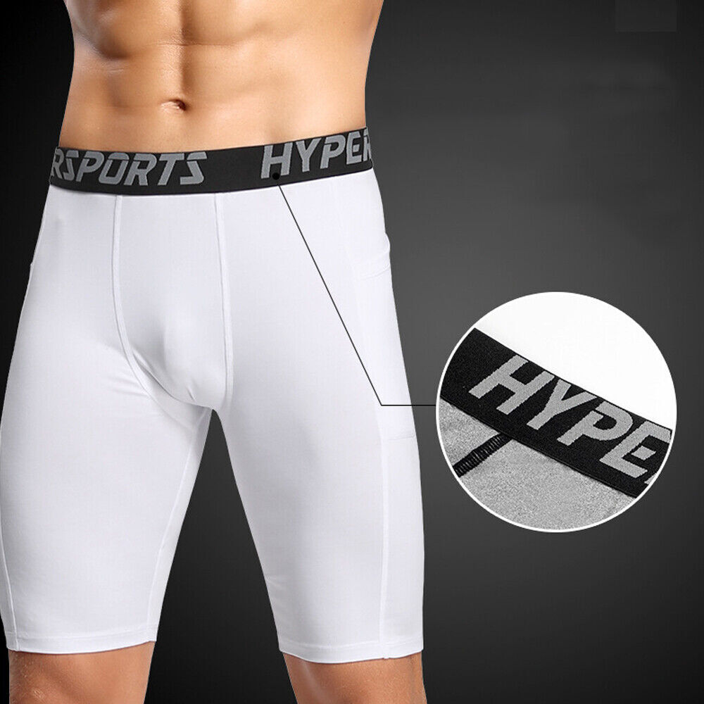 MEN'S COMPRESSION RUNNING SHORTS - BLACK