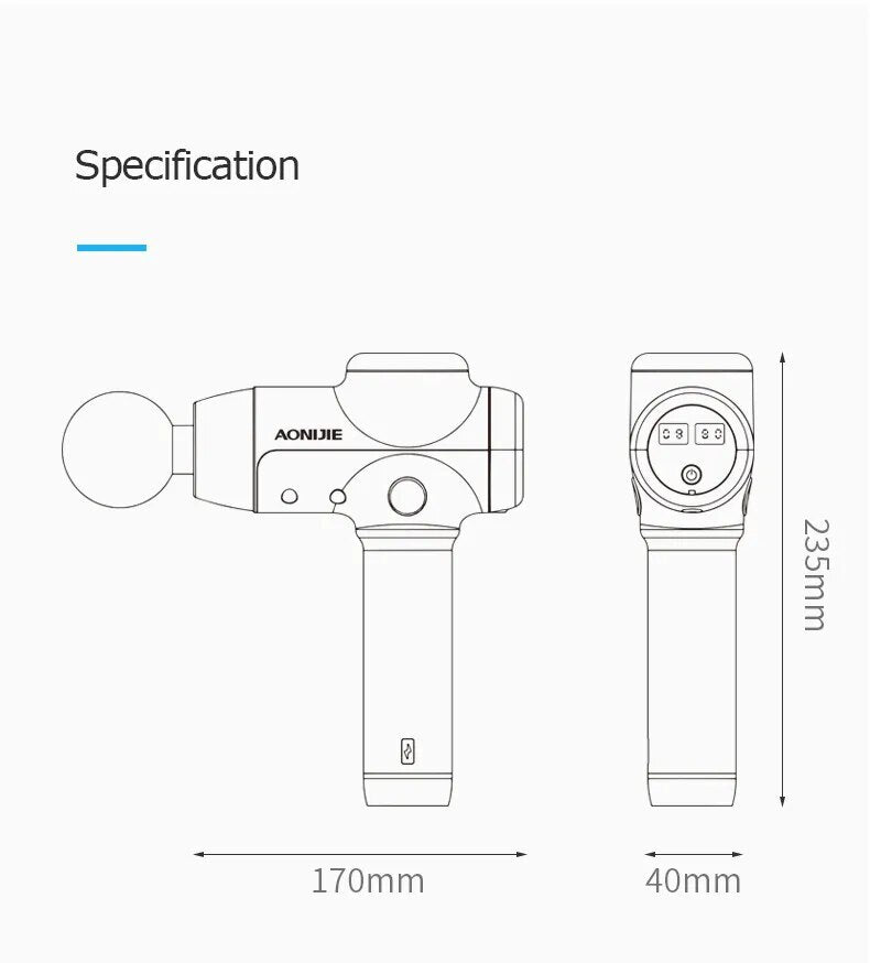 Aonijie FASCIA MASSAGE GUN E4408