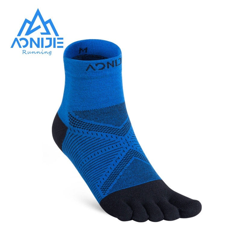 Aonijie COOL MAX TOE SOCKS E4825 1 pair - BLUE LARGE