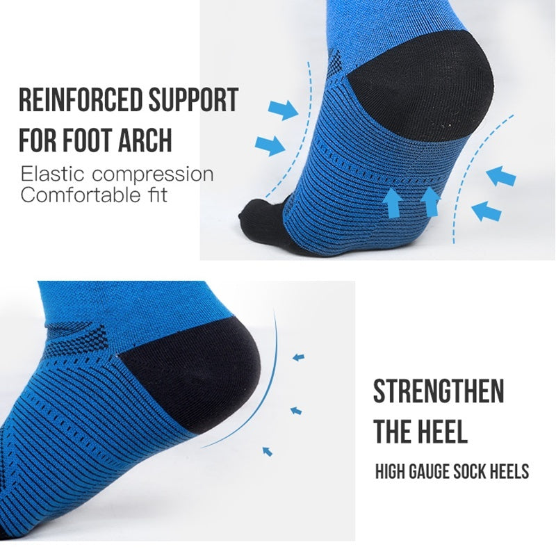 Aonijie COOL MAX TOE SOCKS E4825 1 pair - BLUE LARGE