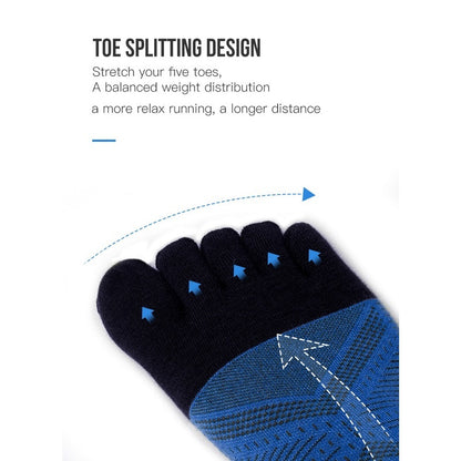 Aonijie COOL MAX TOE SOCKS E4825 1 pair - BLUE LARGE