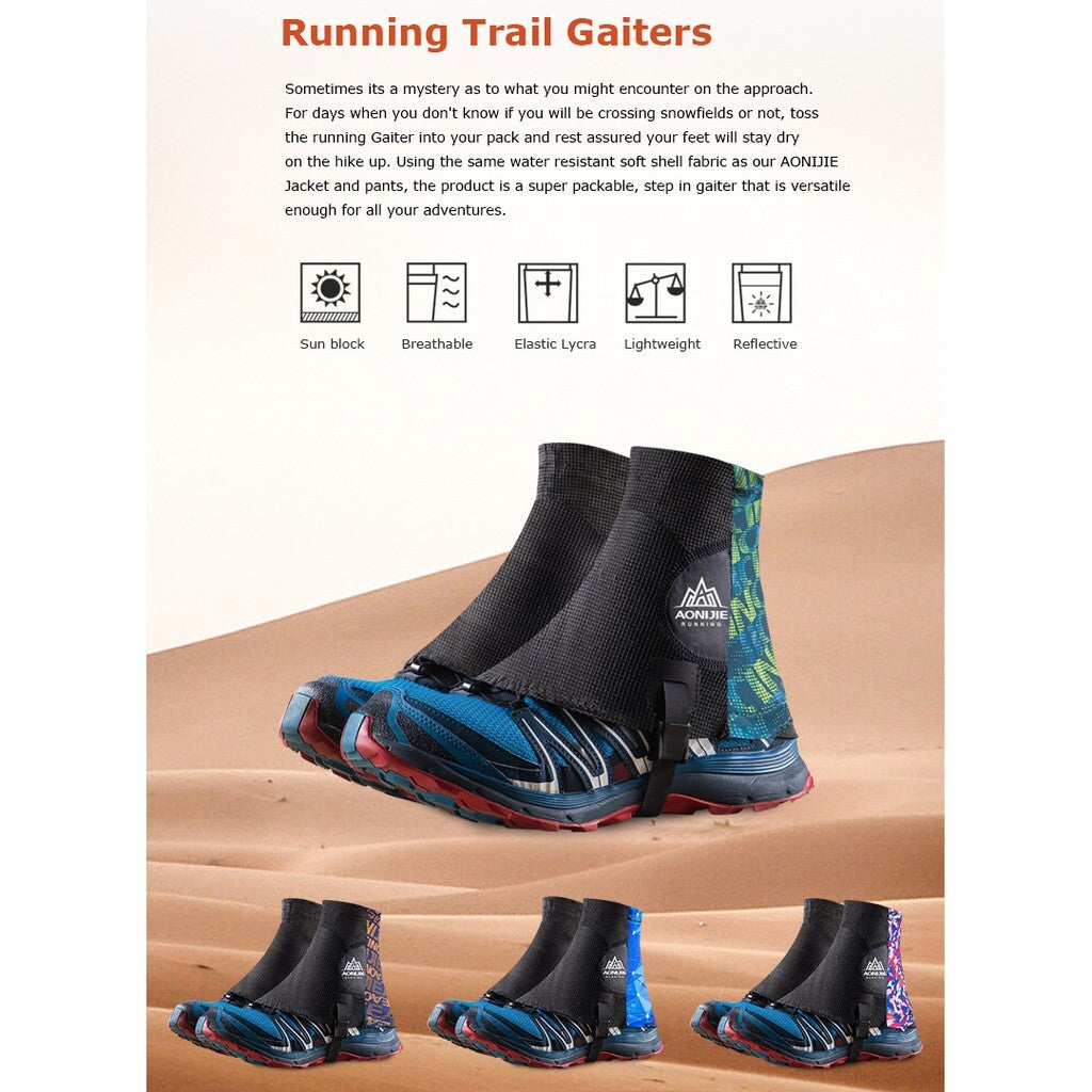 Aonijie TRAIL RUNNING GAITERS E941 - BROWN