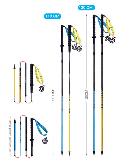 Aonijie Trekking pole E4210 - 1 PC 110cm BLUE