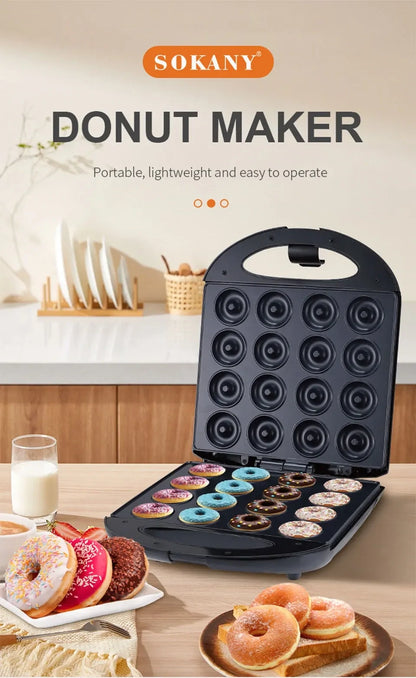 Sokany 16 Holes Mini DONUT MAKER 1400W