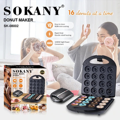 Sokany 16 Holes Mini DONUT MAKER 1400W