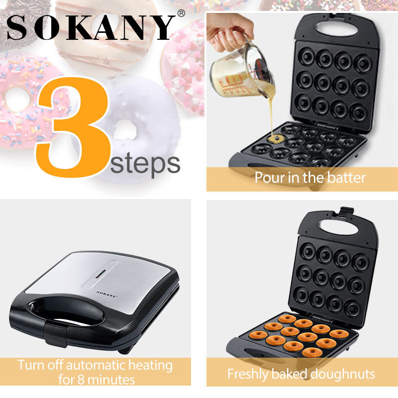 Sokany 12 HOLES DONUT MAKER 1400W