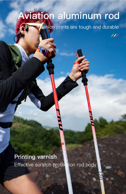 Aonijie Trekking pole E4207 - 1 PC 120cm BLUE RED