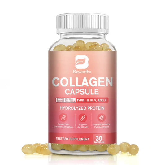 Beworths Collagen Capsule with Hydrolized Protein Supplement