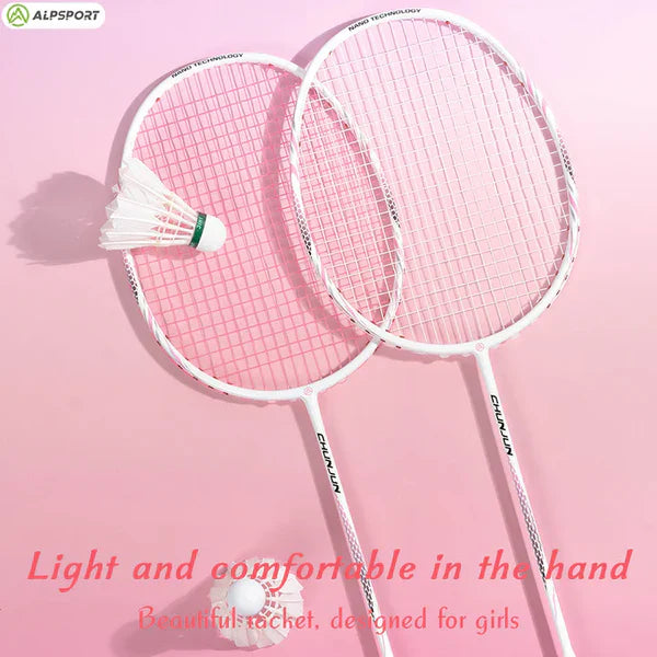 ALP SPORT 1pc CY - ALP CY 100% Full Carbon Fiber Badminton Racket 8U G5 Lightweight 65g 22-28lbs