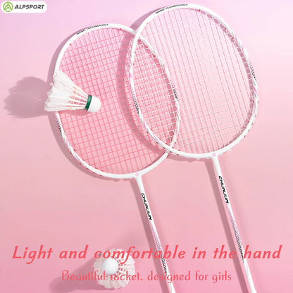 ALPSPORT CY 8U/G5 22-28Lbs Lightweight Carbon Fiber Badminton Racket (Single)