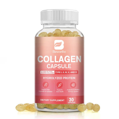 Beworths Collagen Capsule with Hydrolized Protein Supplement