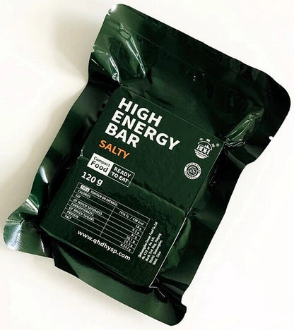 High Energy Bar 120g - Exp. Date  April 2045 - SALTY