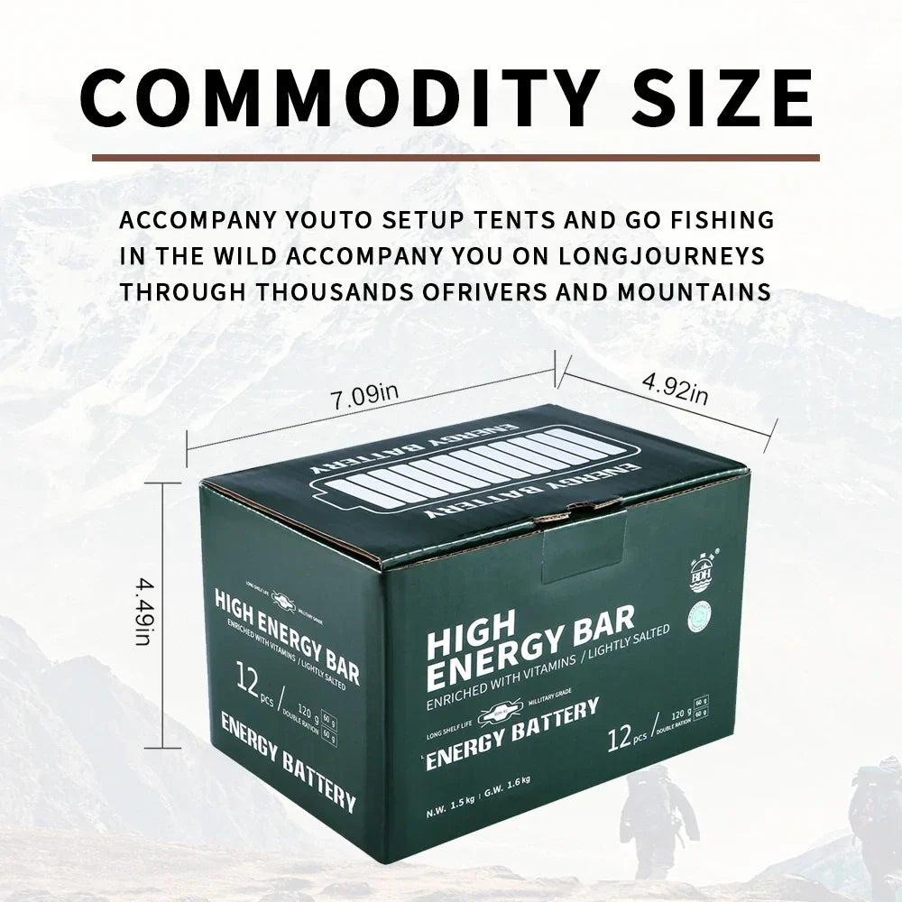 High Energy Bar 120g - Exp. Date  April 2045 - SALTY