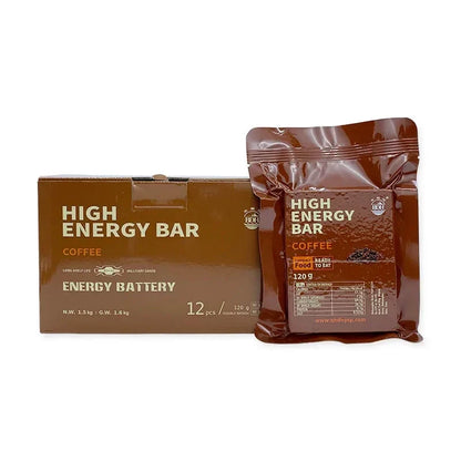 HIGH ENERGY BAR - coffee (120g - 1pc) Exp. October 2043 - Gives rapid energy source!