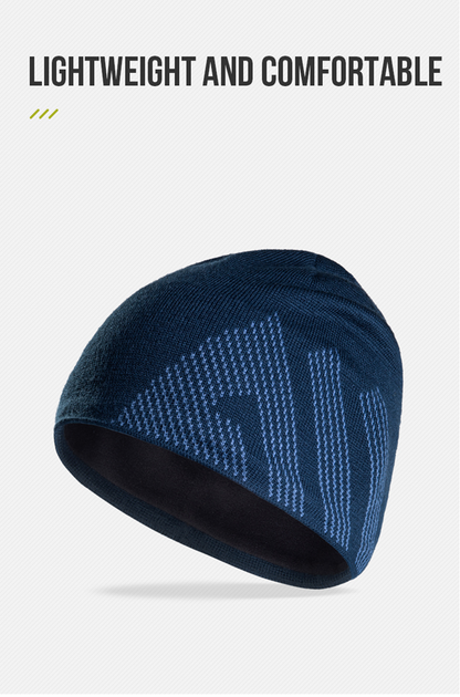 Aonijie OUTDOOR WOOL KNITTED HAT M-39 For Men and Women -- NAVY BLUE