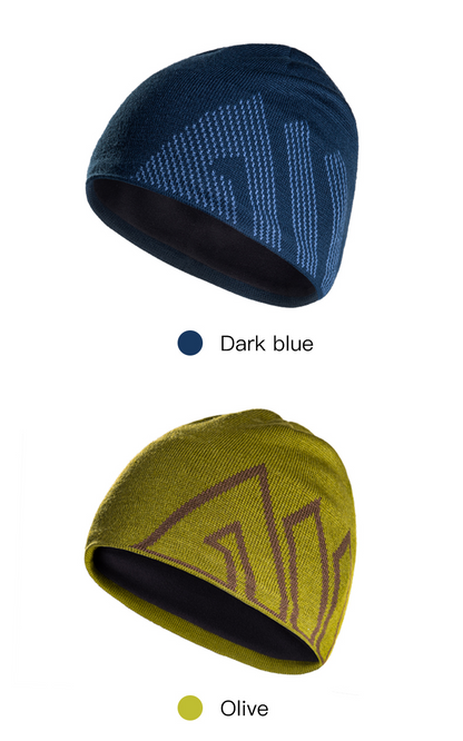 Aonijie OUTDOOR WOOL KNITTED HAT M-39 For Men and Women -- NAVY BLUE