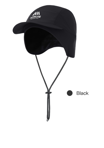 Aonijie OUTDOOR SPORTS WARM CAP E4613 for Men and Women -- BLACK