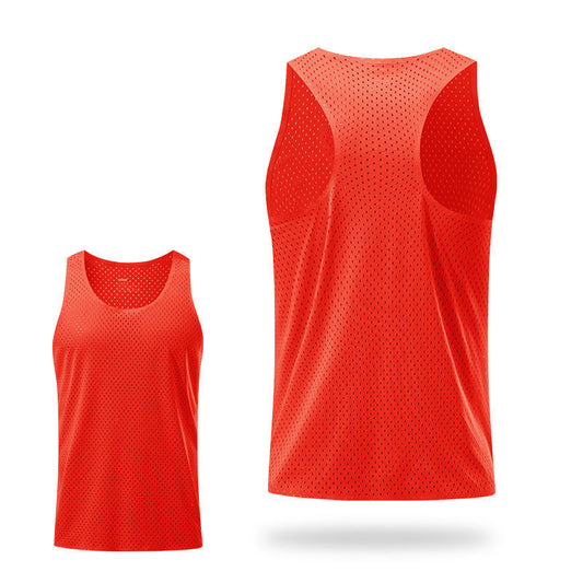 Sportex Ultra Light 61G Seamless Quick Dry Running Singlet for Men & Women - RED