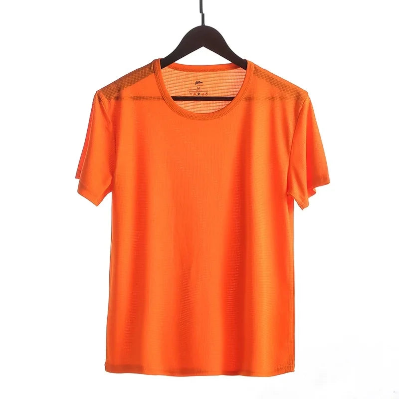 Sportex Quick Dry Running Sports T-Shirt for Men & Women Round Neck - ORANGE