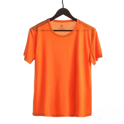 Sportex Quick Dry Running Sports T-Shirt for Men & Women Round Neck - ORANGE