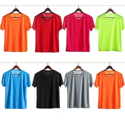 Sportex Quick Dry Running Sports T-Shirt for Men & Women Round Neck - ORANGE