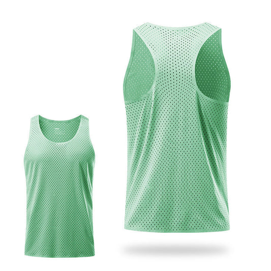 Sportex Ultra Light 61G Seamless Quick Dry Running Singlet for Men & Women- GREEN