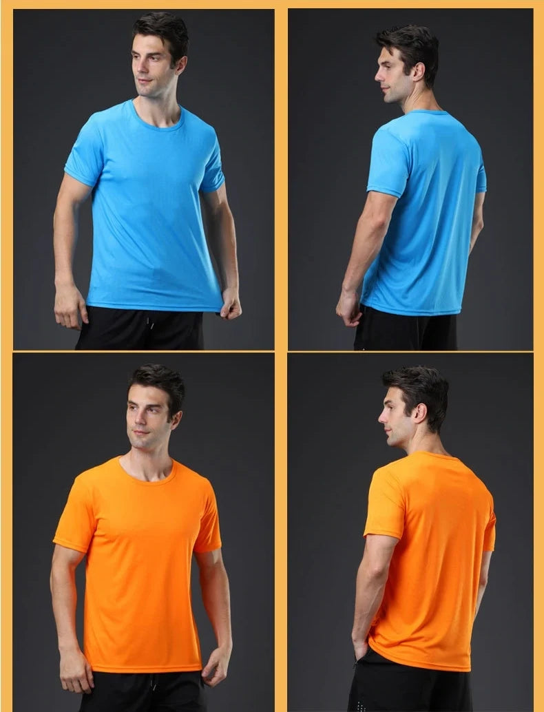 Sportex Quick Dry Running Sports T-Shirt for Men & Women Round Neck - SKY BLUE