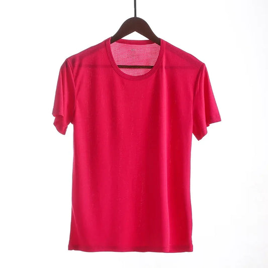 Sportex Quick Dry Running Sports T-Shirt for Men & Women Round Neck - ROSE