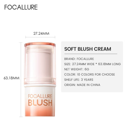 Focallure Pro Cream Butter Blush Multi-use Stick