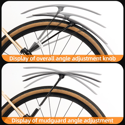 Rockbros Adjustable Front Or Rear FENDER Quick Release Mudguard - TWO PIECES