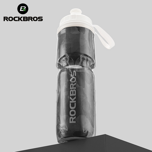 Rockbros INSULATED CYCLING Sports WATER BOTTLE with handle 670ml