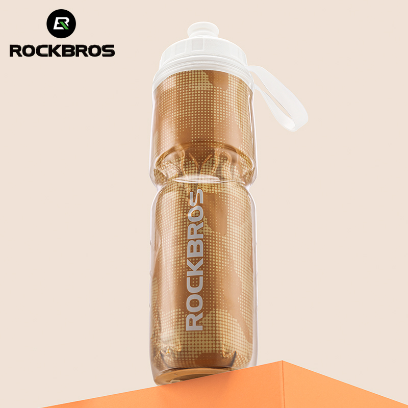 Rockbros INSULATED CYCLING Sports WATER BOTTLE with handle 670ml