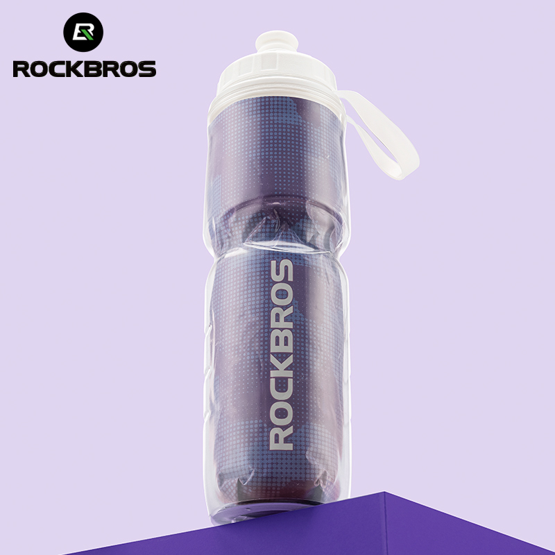 Rockbros INSULATED CYCLING Sports WATER BOTTLE with handle 670ml