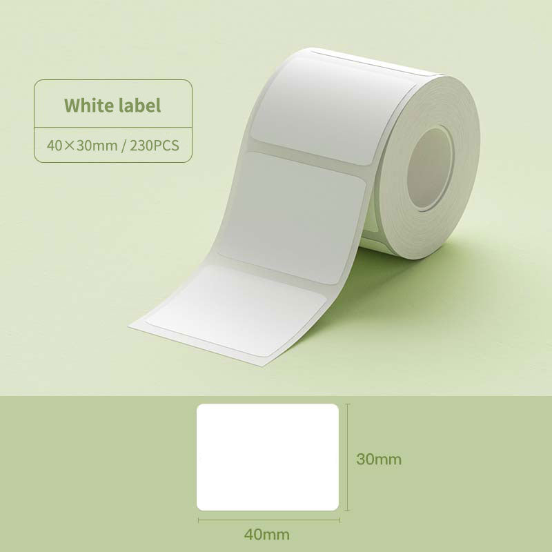 Niimbot B21/B1/B3S Thermal Label Sticker Paper Printable White 20-50mm Width