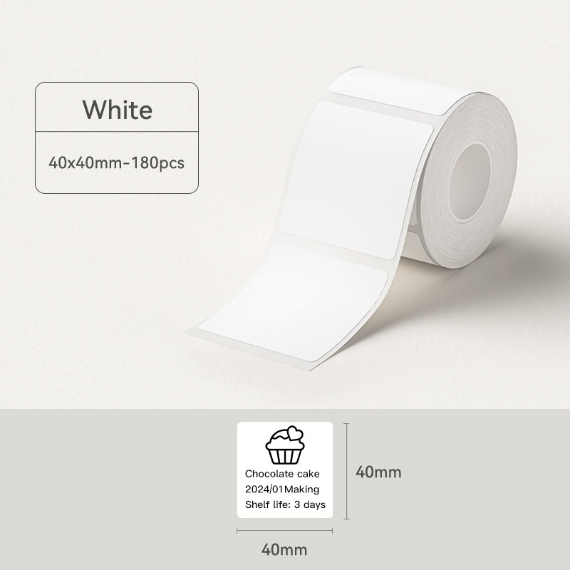 Niimbot B21/B1/B3S Thermal Label Sticker Paper Printable White 20-50mm Width