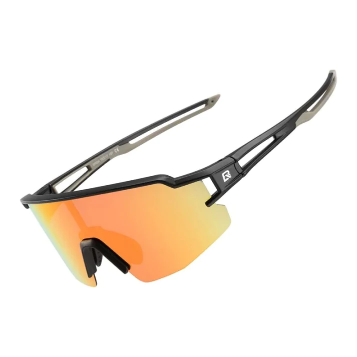 Rockbros Ultralight POLARIZED SPORTS GLASSES Cycling Outdoor 22g - BLACK YELLOW