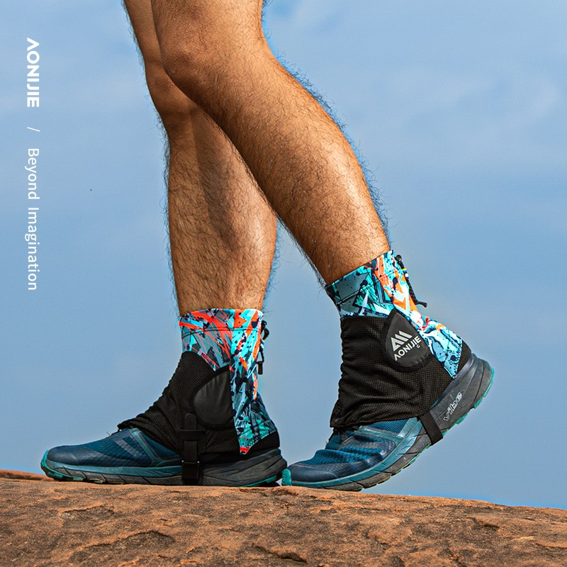 Aonijie TRAIL RUNNING GAITERS E4421 - BLUE