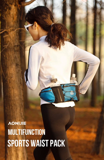 Aonijie W8120 Large Capacity SPORTS WAIST BELT BAG  - ARMY GREEN