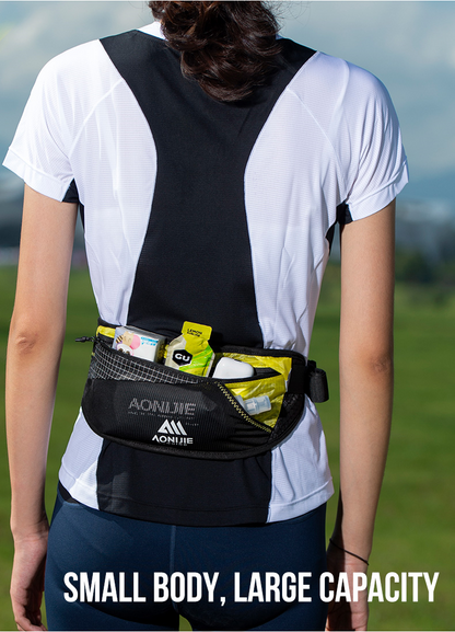 Aonijie W8117 Large Capacity SPORTS WAIST BELT BAG - WHITE