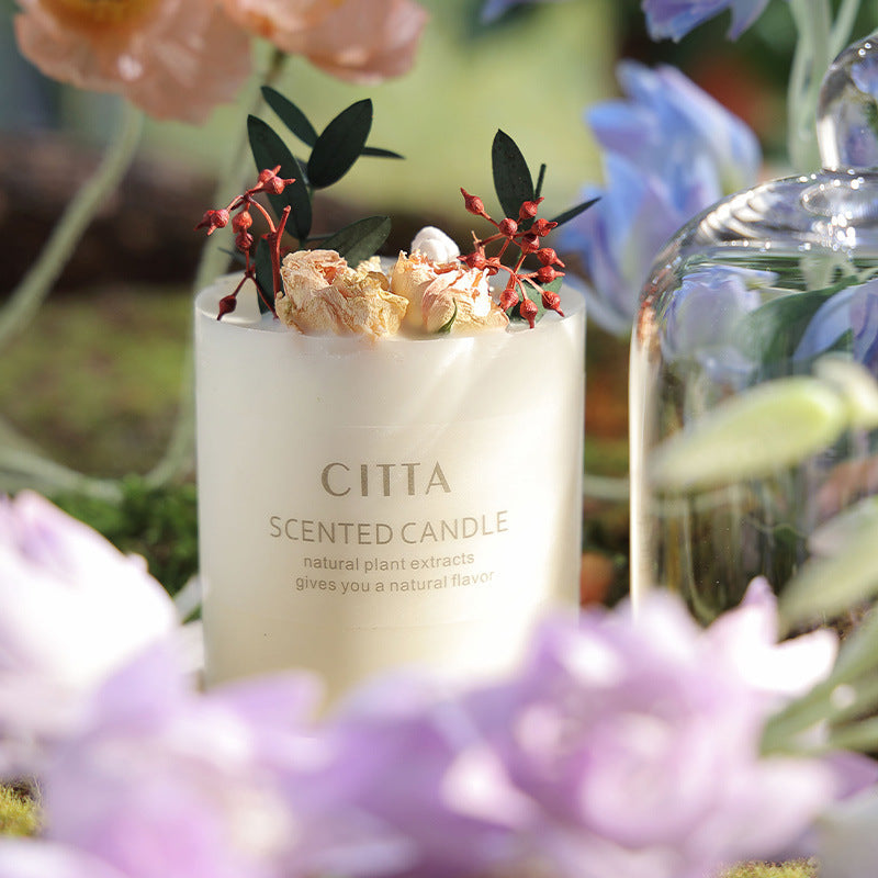 Citta Aromatherapy Home Fragrance SCENTED CANDLE (Rose Fruit Scent)