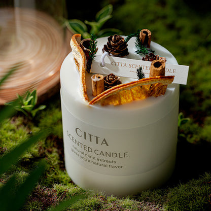 Citta Aromatherapy Home Fragrance SCENTED CANDLE (Orange Cinnamon scent)