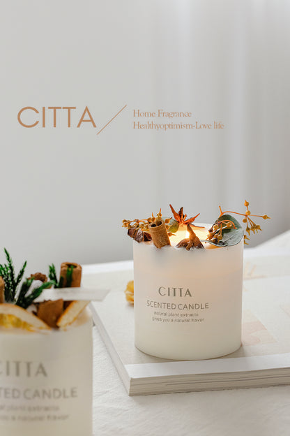 Citta Aromatherapy Home Fragrance SCENTED CANDLE (Lemon Verbena scent)