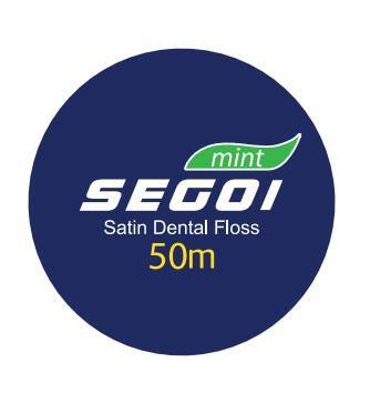 Segoi SATIN MINT DENTAL FLOSS 50m x 5pcs