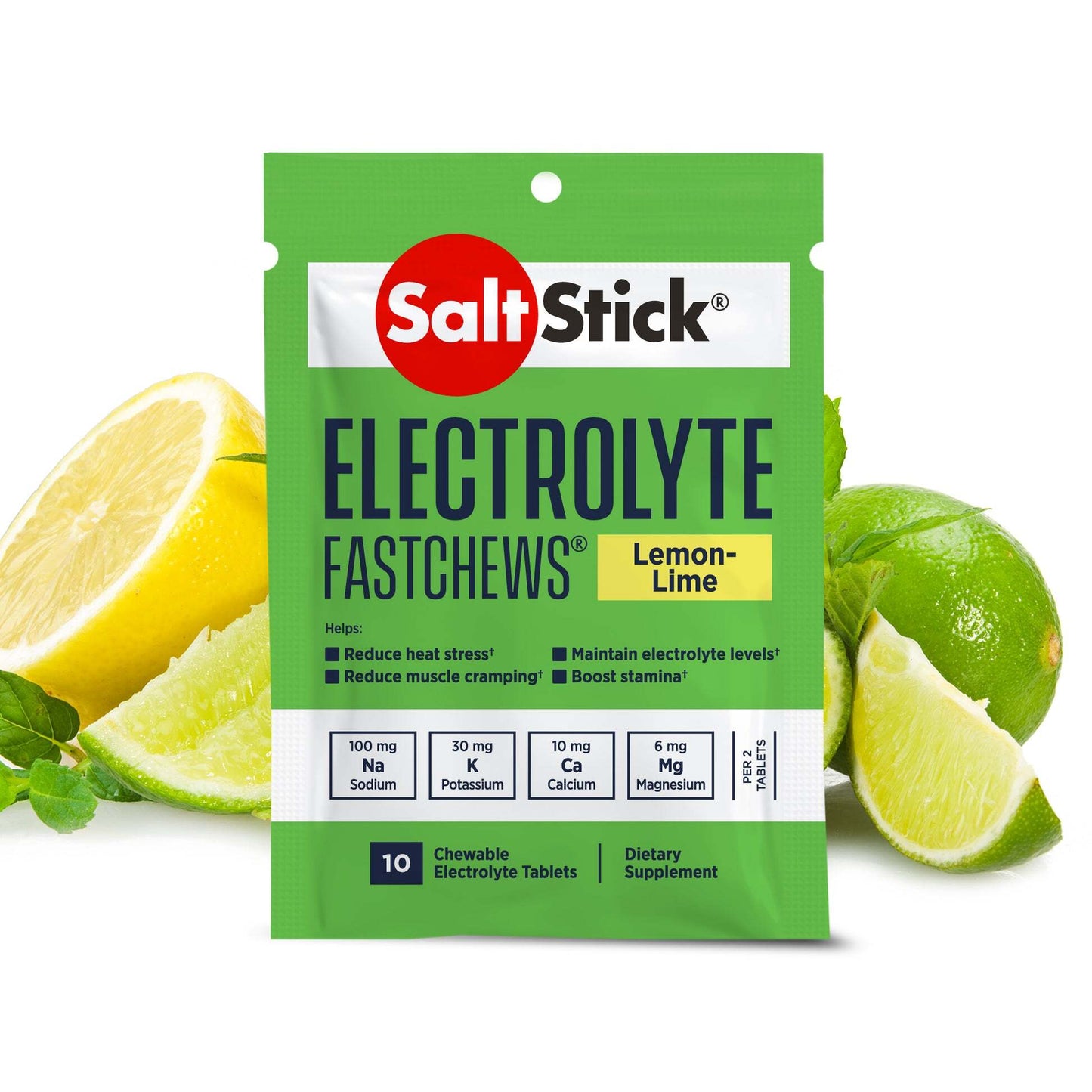 SaltStick FASTCHEWS - Lemon Lime - 60ct. Bottle