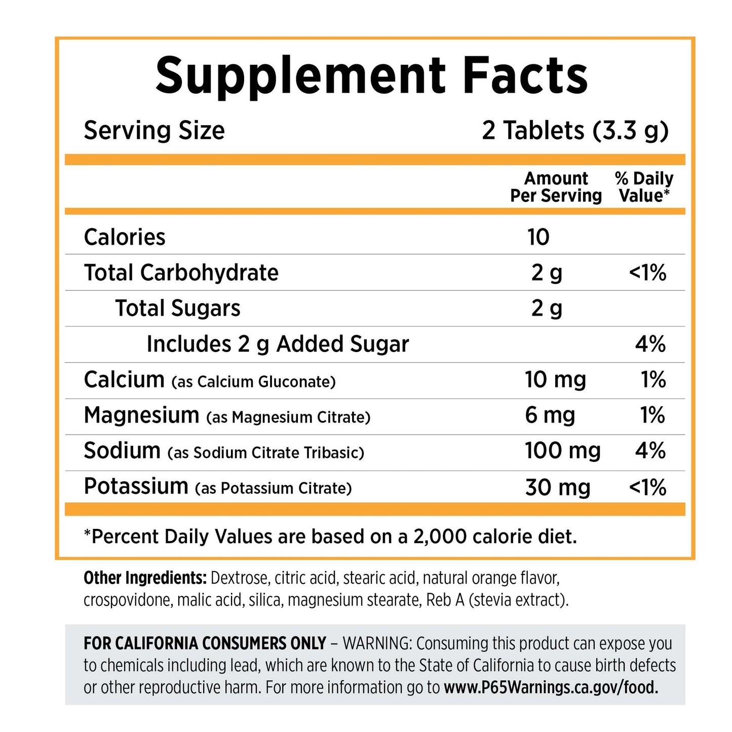 SaltStick FASTCHEWS - Tart Orange -  60ct. Bottle