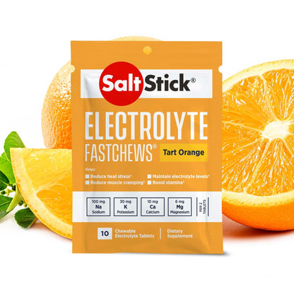 SaltStick FASTCHEWS - Tart Orange -  60ct. Bottle